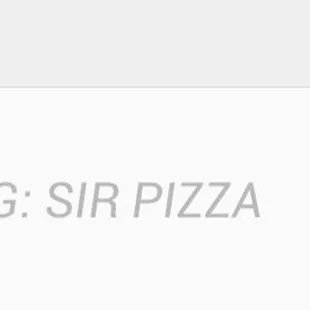 the price of the pizza