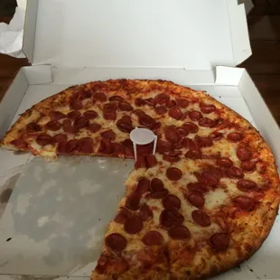 Little Pepperoni...yum!  Went to take a photo but the family couldn't wait to dig in.