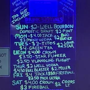 a neon sign for a restaurant