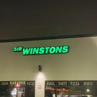 the front of the store