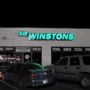 Front of Sir Winston's Pub