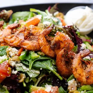 Shrimp Sautéed Salad