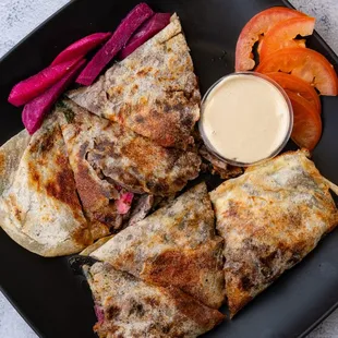 Beef Shawarma Quesadilla