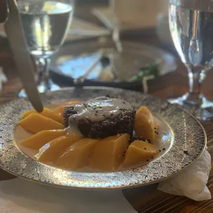 Wild Sticky Rice with Organic Mango