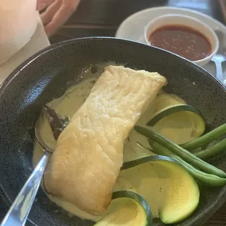 Green Curry Halibut