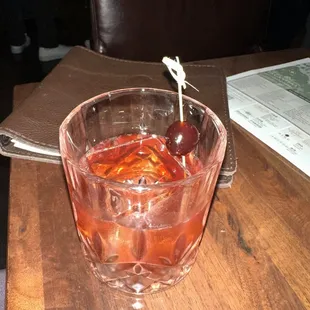 Peanut butter and old fashioned