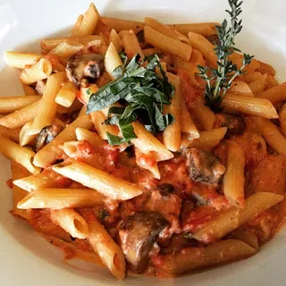 Penne alla Vodka con Portobello
