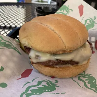 Mushroom Swiss Burger