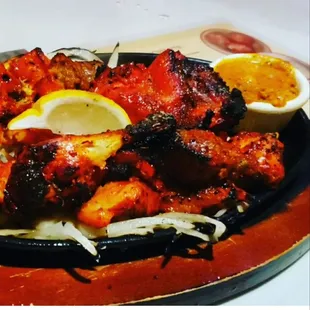 Tandoori mixed platter