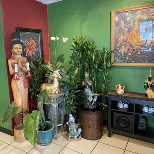 Nicely decorated area