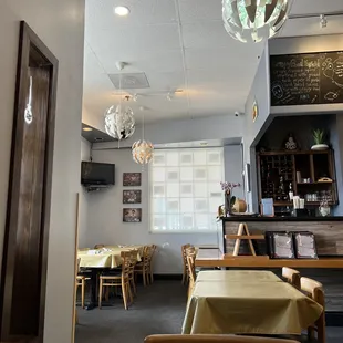 the interior of a restaurant