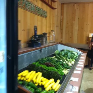 Fresh, local produce with good prices (I paid less per lb for zucchini here than at Walmart!)
