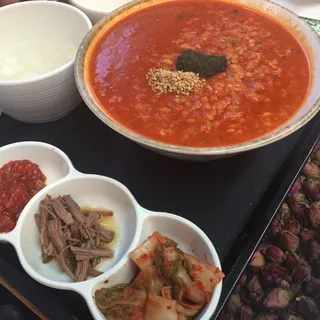 Spicy Bulgogi Octopus Porridge