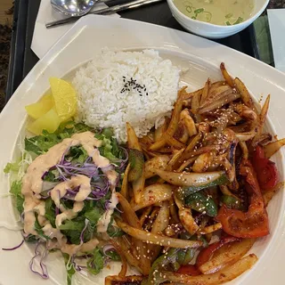 Spicy Squid Rice