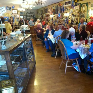 Fit a bus load of tourists today and still had time to sell me cookies.