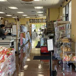 Walk through to the seating area