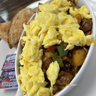 Mexican Sausage Omelet