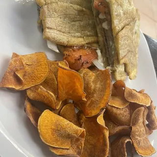 Steak Plantain Sandwich