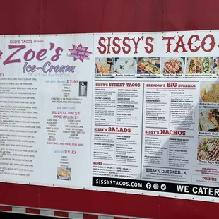 New menu