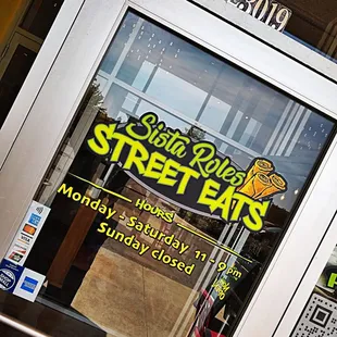 a storefront window