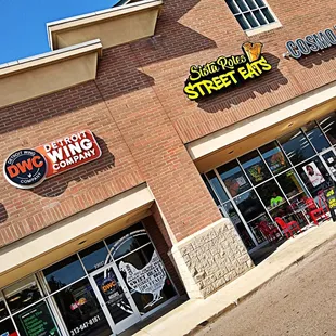 the outside of the store