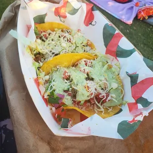 Street Tacos... shrimp &amp; steak