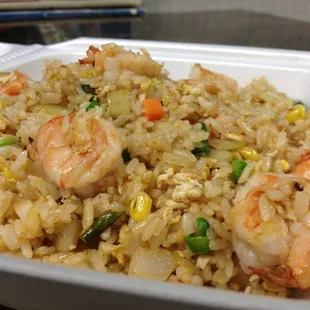 Shrimp fried rice