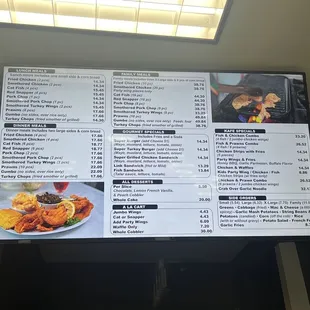 Updated menu 1/13/2024