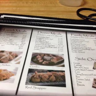 Main menu