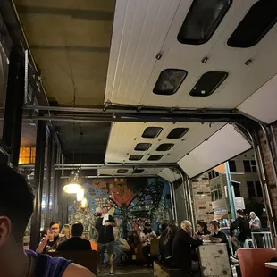 Outdoor seating area