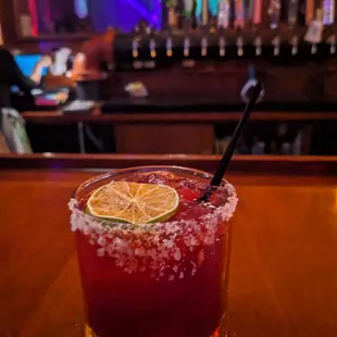 Beautiful delicious Halloweenie cocktail