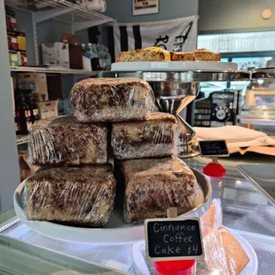 Huge coffee cake!!!!! Stuffed with cinnamon!