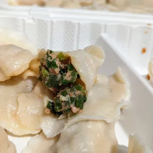 P2 Pork Chive dumplings. 15 for $20.60.