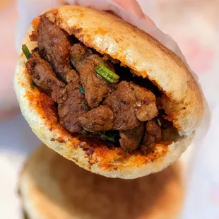 Spicy Cumin Lamb Burger. $8.95.