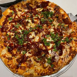 BBQ pizza