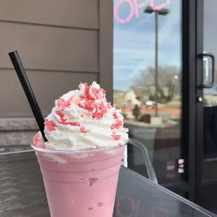 The raspberry white mocha frapuccino is to die for.