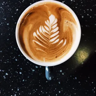 Order a latte, have a seat outside and enjoy the sun ! Yum!