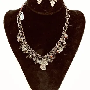 Necklaces and matching earrings