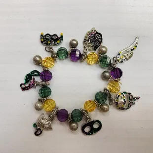 Mardi Gras bracelet