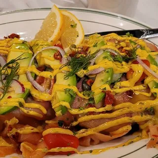 Toasted Smoked Salmon Float