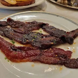 Spicy Honey Glazed Bacon