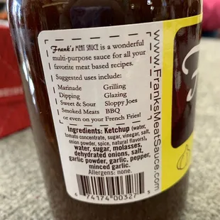 For his products the website is in the photo on the bottle.