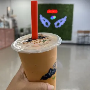 Thai Tea Blended Boba