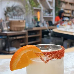 Sisters Spicy Mezcal Margarita