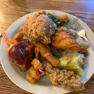 Big ole round at the buffet