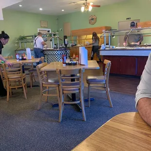 a man sitting at a table