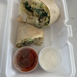 Breakfast burrito