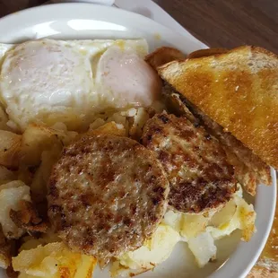 sausage patty breakfast