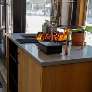 Station to leave your finished drinks.