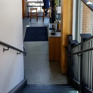 Stairs leading to the 2nd floor.